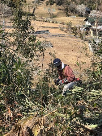 谷組花の会、日影谷地区の里山再生と景観保全